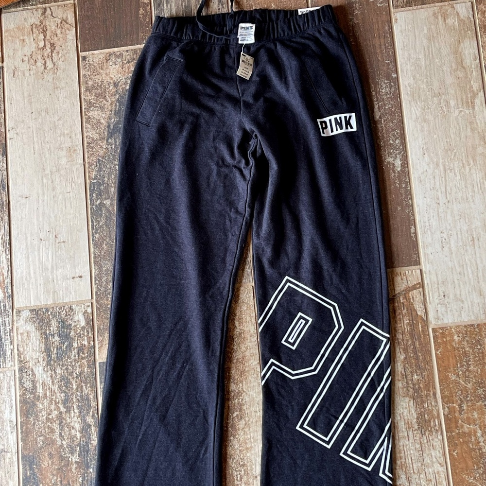 BRAND NEW Dark Grey PINK Yoga pants!